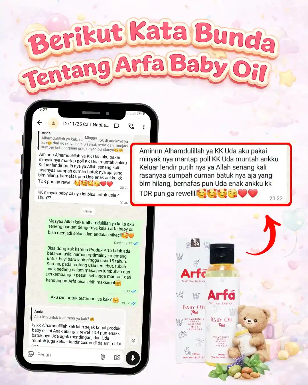Arfa Api Dost Official Arfa Baby Oil®